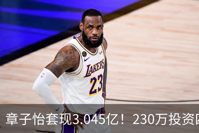章子怡套现3.045亿！230万投资四年变3亿，回报超130倍